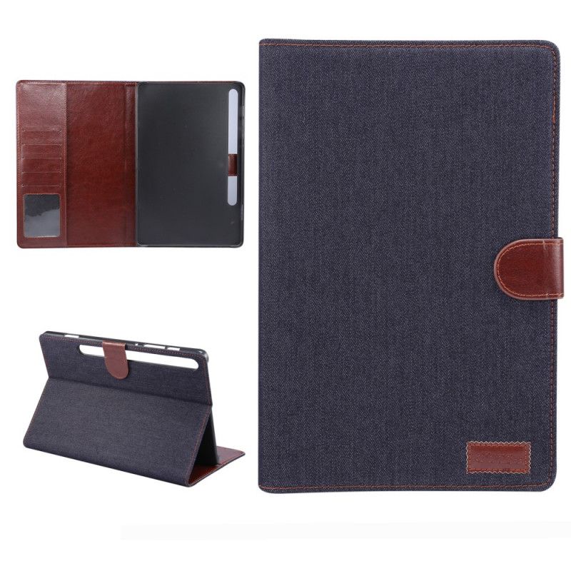 Fodral Samsung Galaxy Tab S7 Svart Jeans