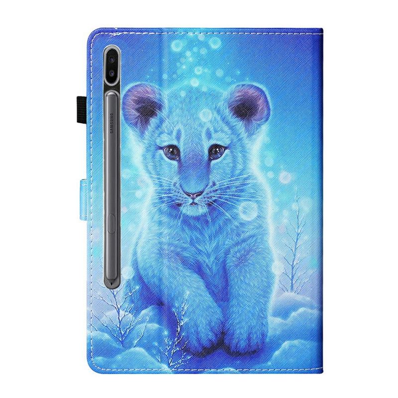 Läderskal Samsung Galaxy Tab S7 Baby Tiger