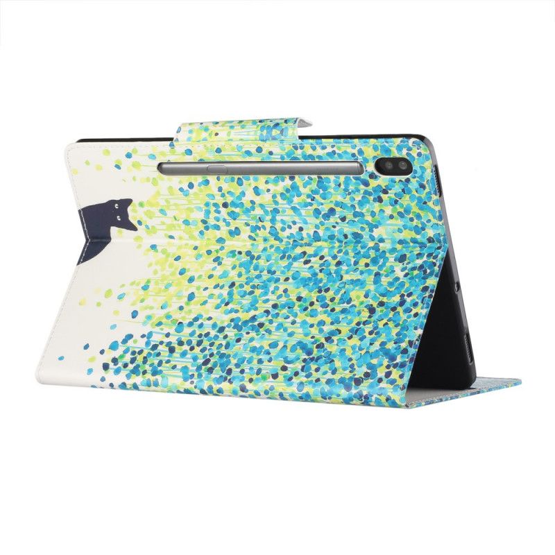 Skyddsfodral Samsung Galaxy Tab S7 Svart Katt