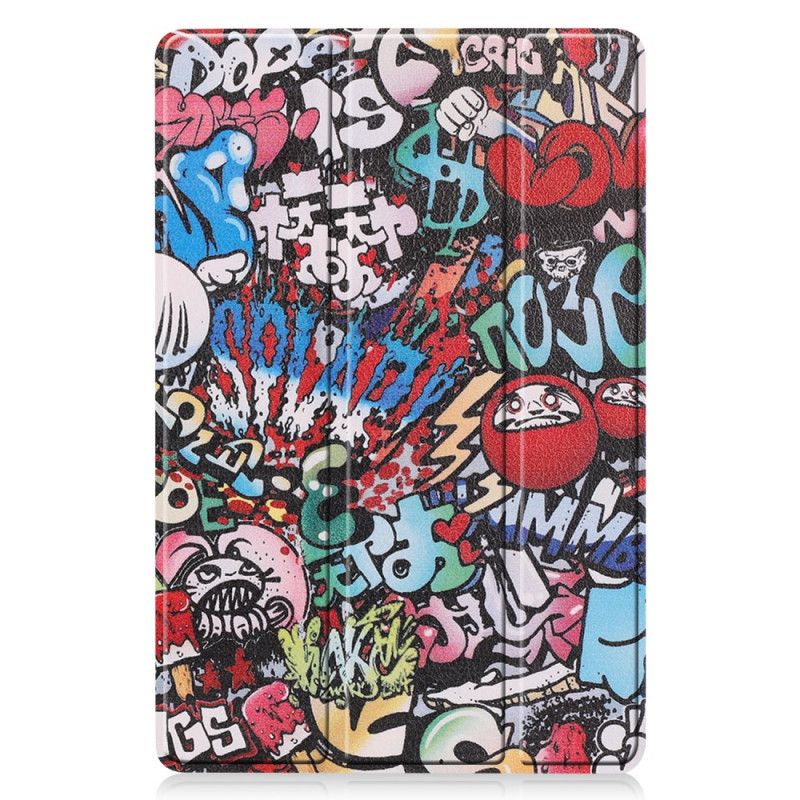 Smart Fodral Samsung Galaxy Tab S7 Graffiti Pennhållare