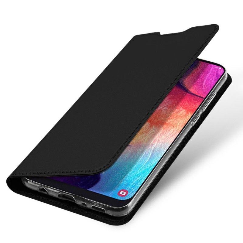 Folio-fodral Samsung Galaxy A50 Svart Förstklassig Serie