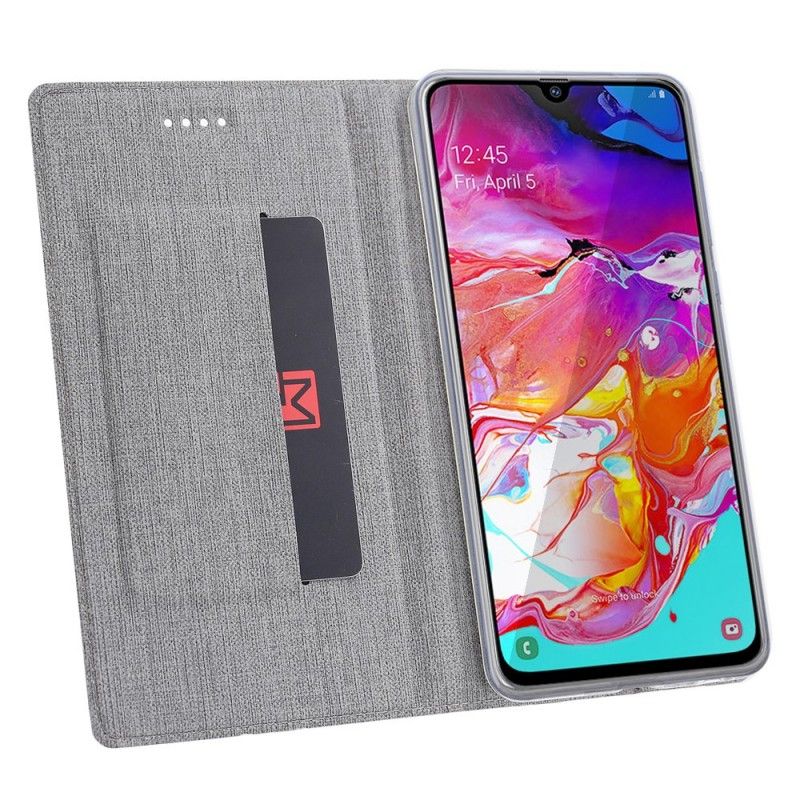 Folio-fodral Samsung Galaxy A50 Svart Strukturerad