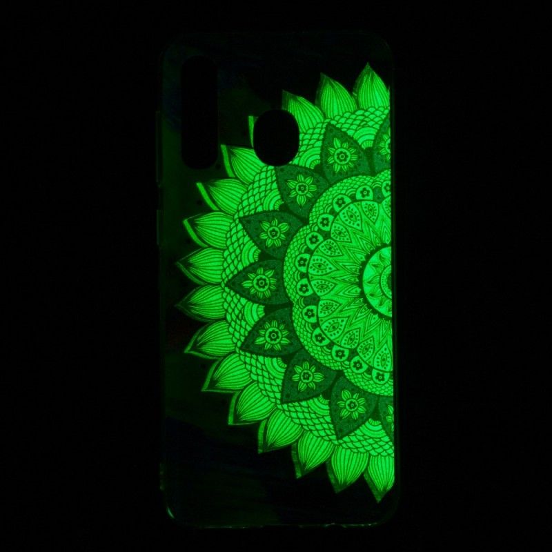 Skal för Samsung Galaxy A50 Fluorescerande Mandala