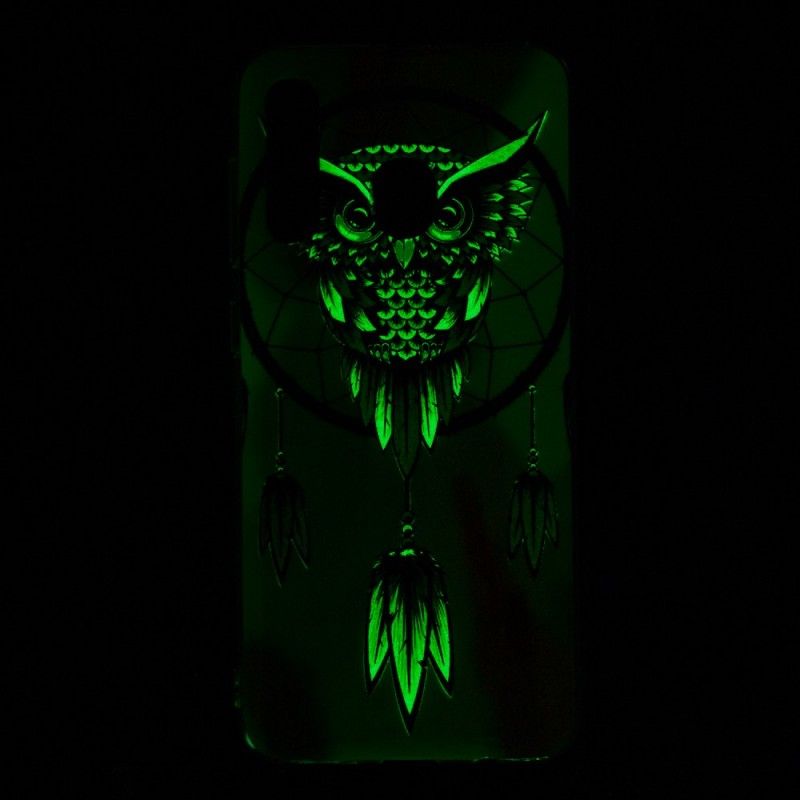 Skal för Samsung Galaxy A50 Fluorescerande Uggla Drömfångare