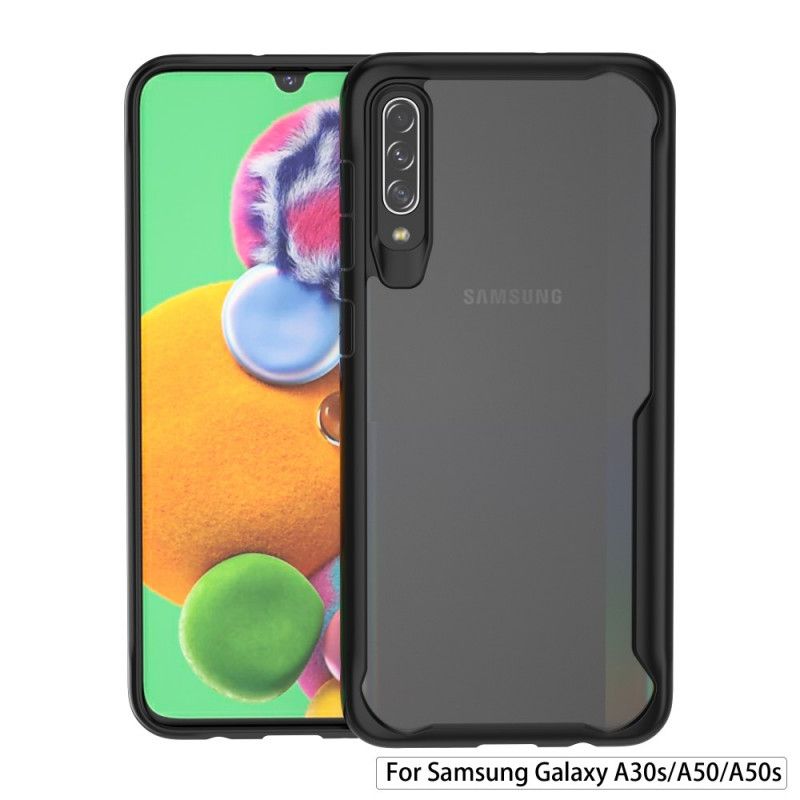 Skal för Samsung Galaxy A50 Svart Fasad Kanthybrid