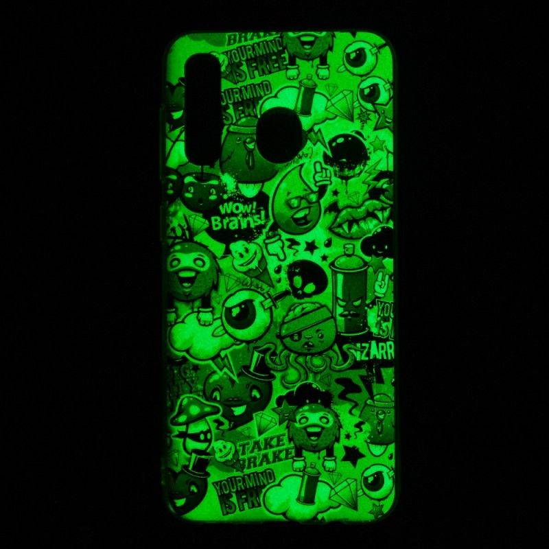 Skal Samsung Galaxy A50 Fluorescerande Galenskap