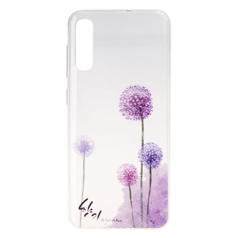 Skal Samsung Galaxy A50 Transparent Färgade Maskrosor