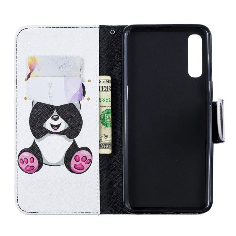 Skyddsfodral Samsung Galaxy A50 Rolig Panda