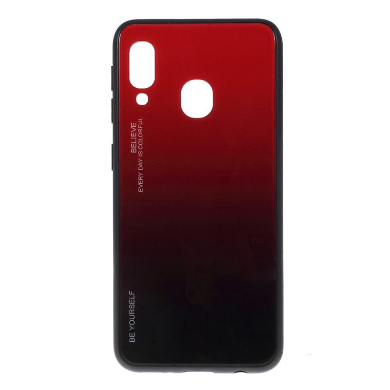 Skal för Samsung Galaxy A20e Röd Galvaniserad Färg