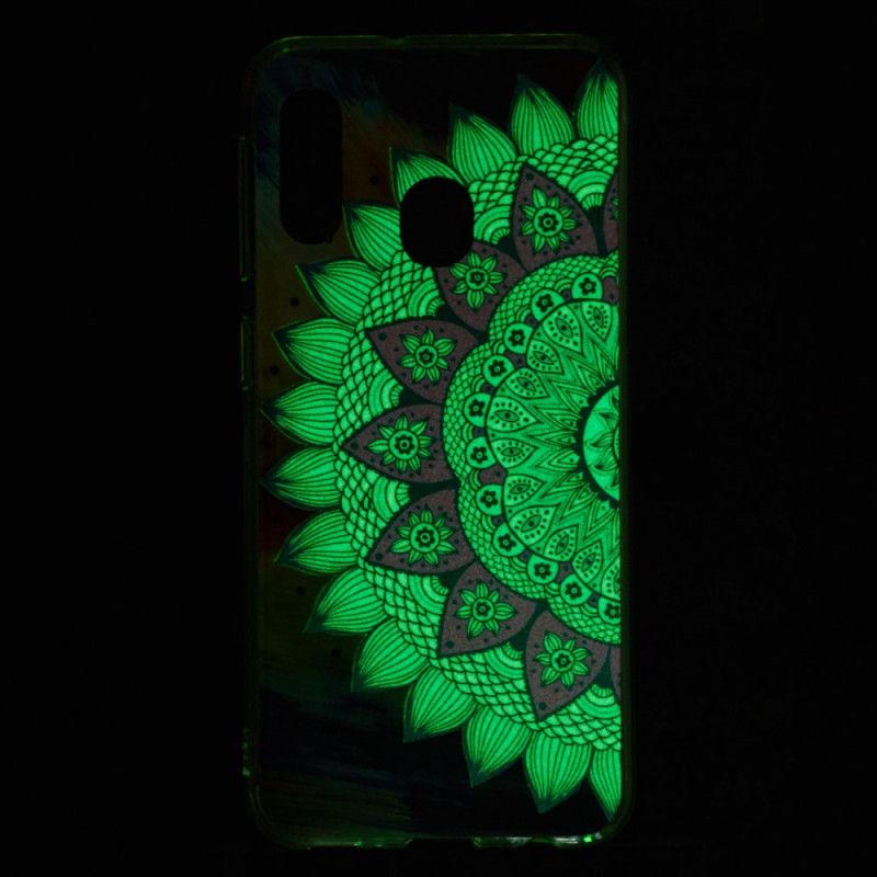 Skal Samsung Galaxy A20e Fluorescerande Mandala