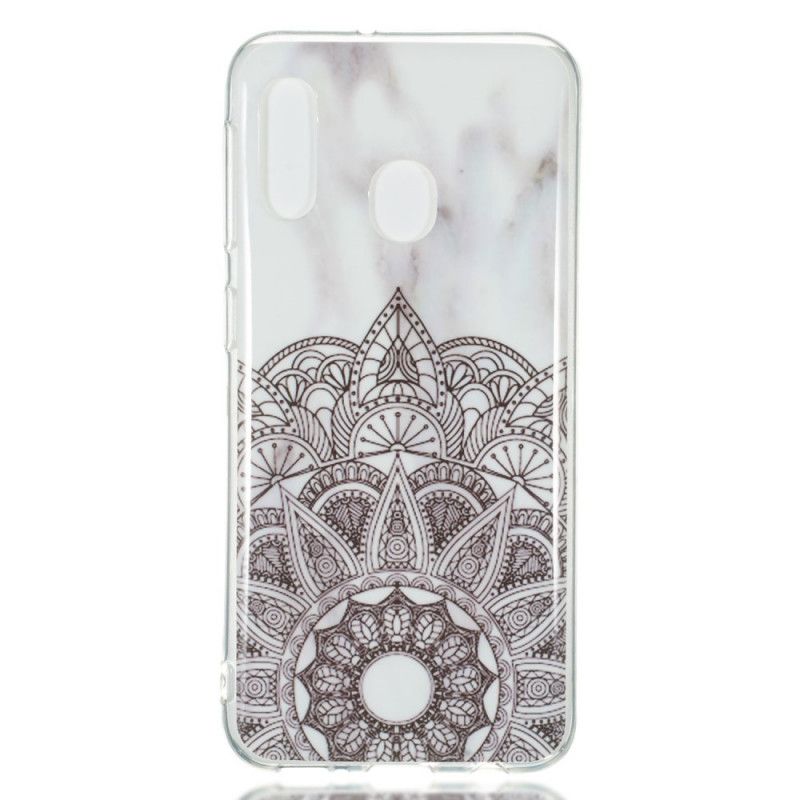 Skal Samsung Galaxy A20e Mobilskal Marmorerad Mandala