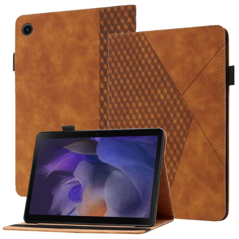 Case Samsung Galaxy Tab A8 Telefonfodral (2021) Texturerat Elastiskt Band