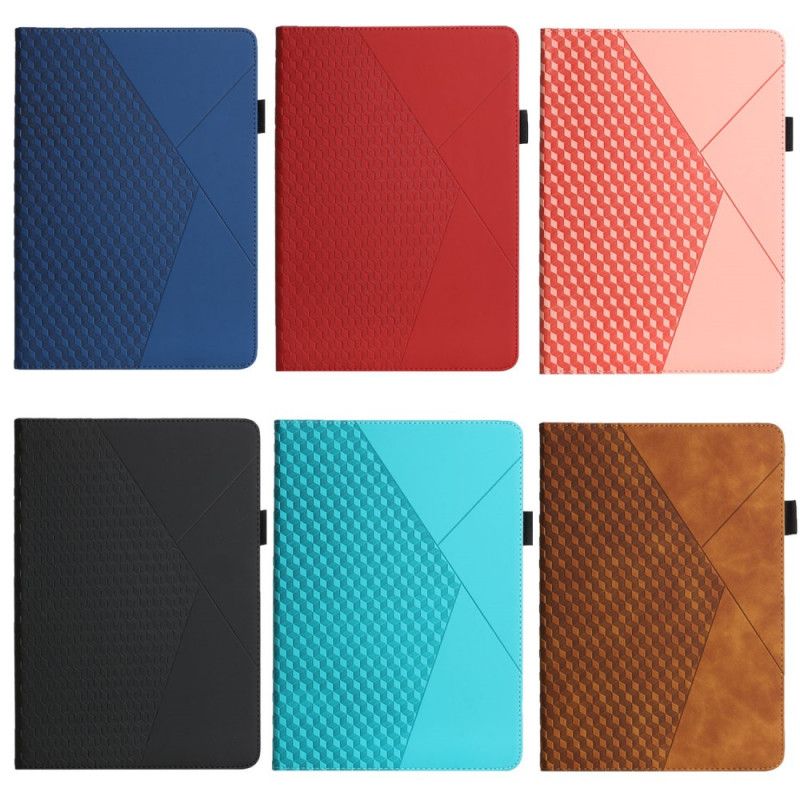 Case Samsung Galaxy Tab A8 Telefonfodral (2021) Texturerat Elastiskt Band