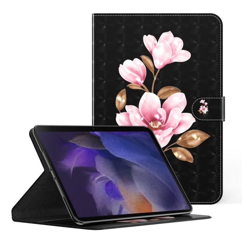 Faux Leather Cover Samsung Galaxy Tab A8 (2021) Trädblommor