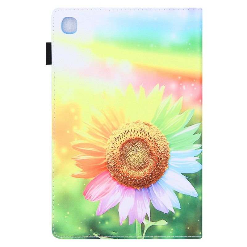 Fodral För Samsung Galaxy Tab A8 (2021) Blommor I Solen