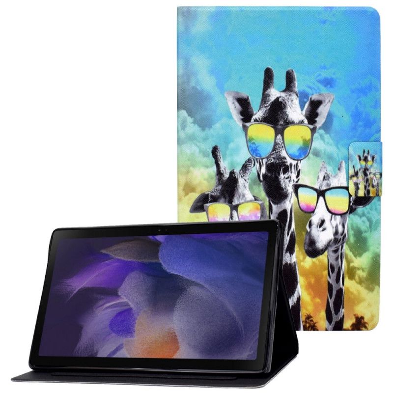 Fodral För Samsung Galaxy Tab A8 (2021) Funky Giraffer