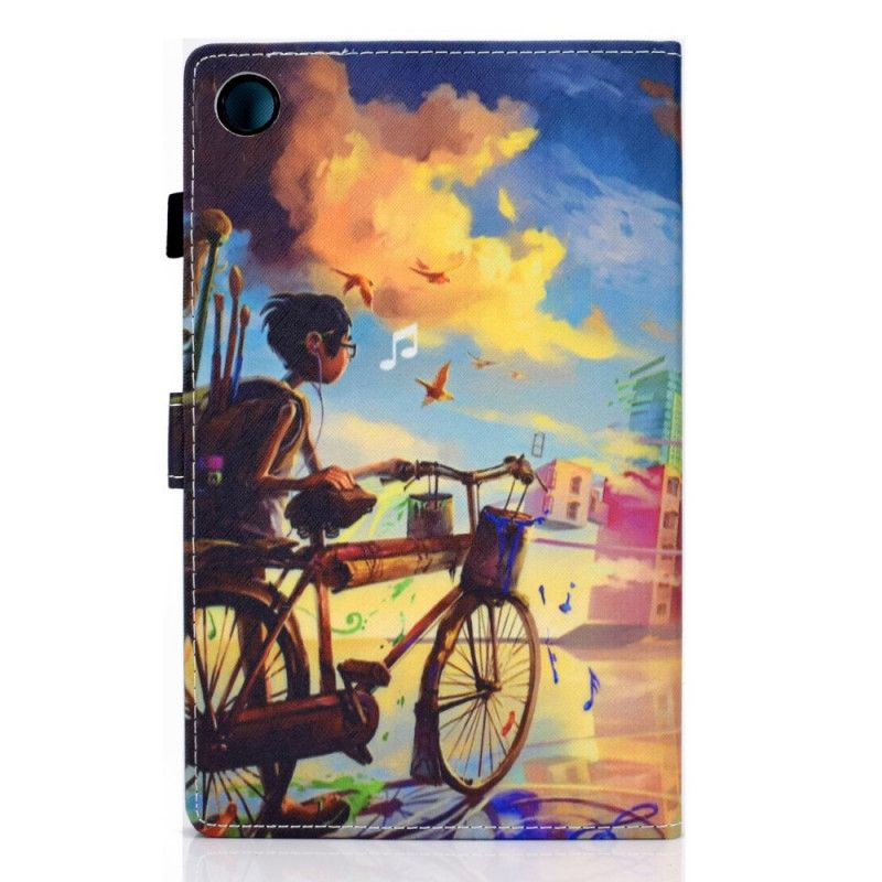 Fodral Samsung Galaxy Tab A8 (2021) Bike Art