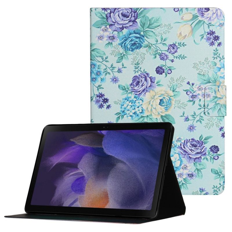 Fodral Samsung Galaxy Tab A8 (2021) Blommor Blommor Blommor