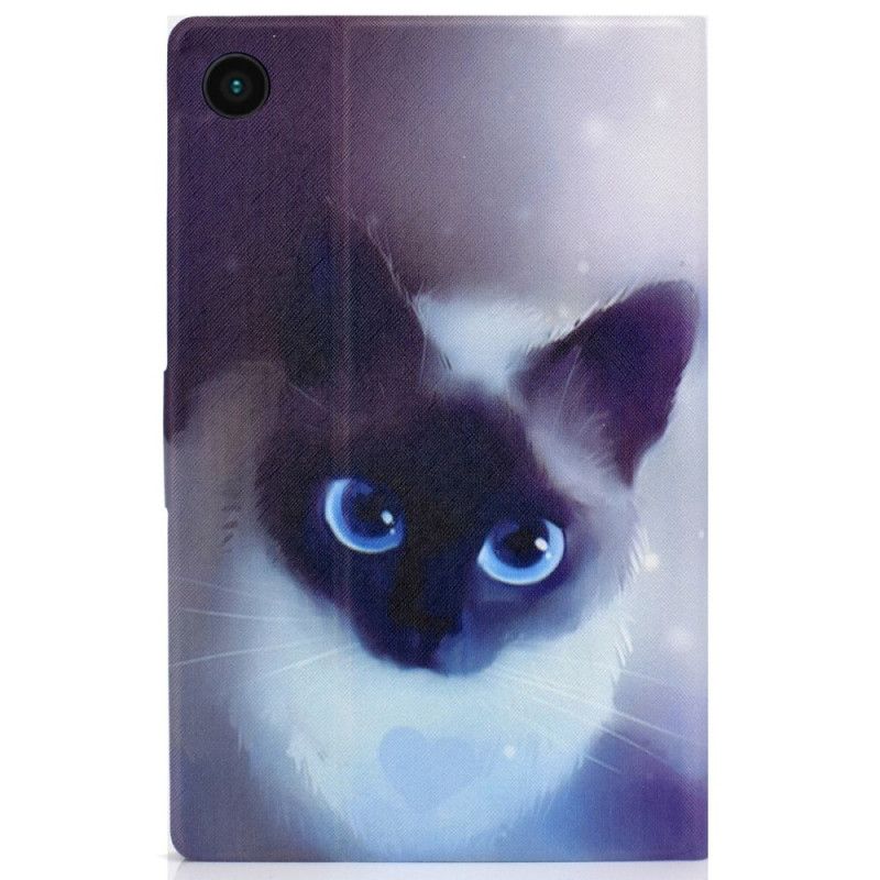 Fodral Samsung Galaxy Tab A8 (2021) Blue Eyes Cat