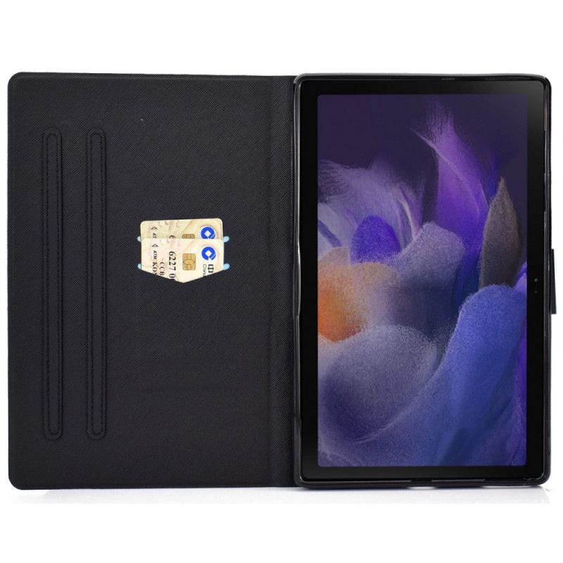 Fodral Samsung Galaxy Tab A8 (2021) Blue Eyes Cat