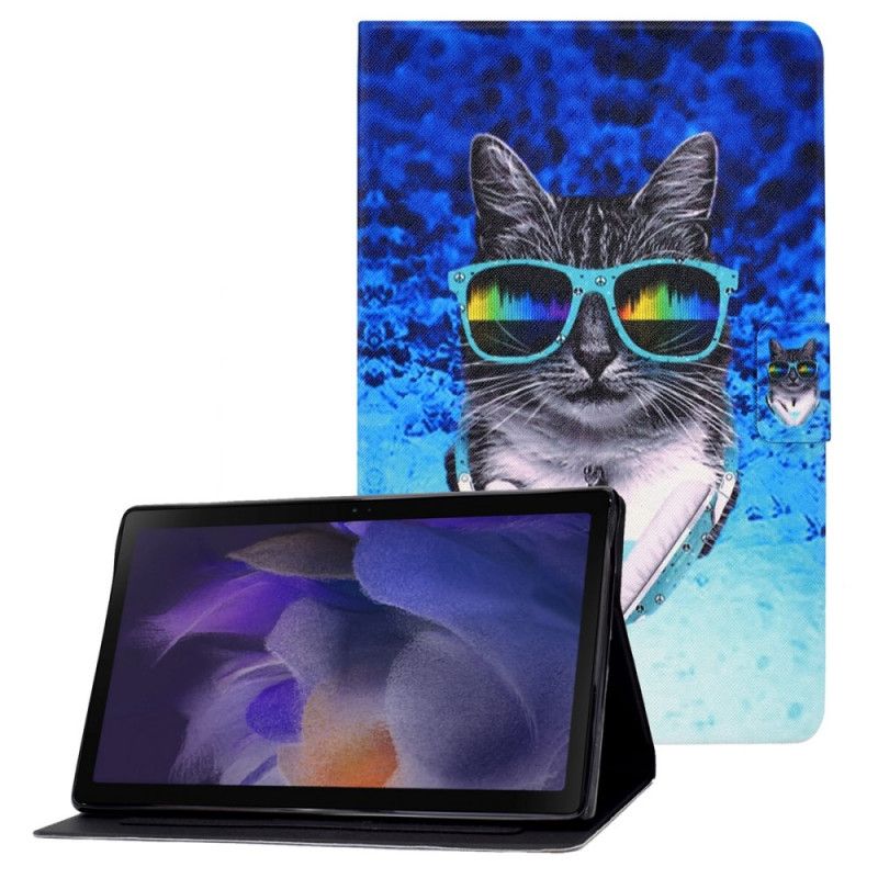 Fodral Samsung Galaxy Tab A8 (2021) Disco Cat