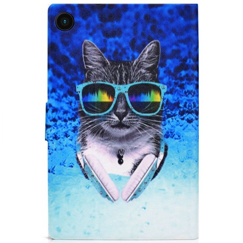 Fodral Samsung Galaxy Tab A8 (2021) Disco Cat