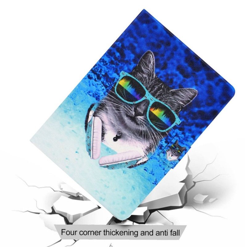 Fodral Samsung Galaxy Tab A8 (2021) Disco Cat