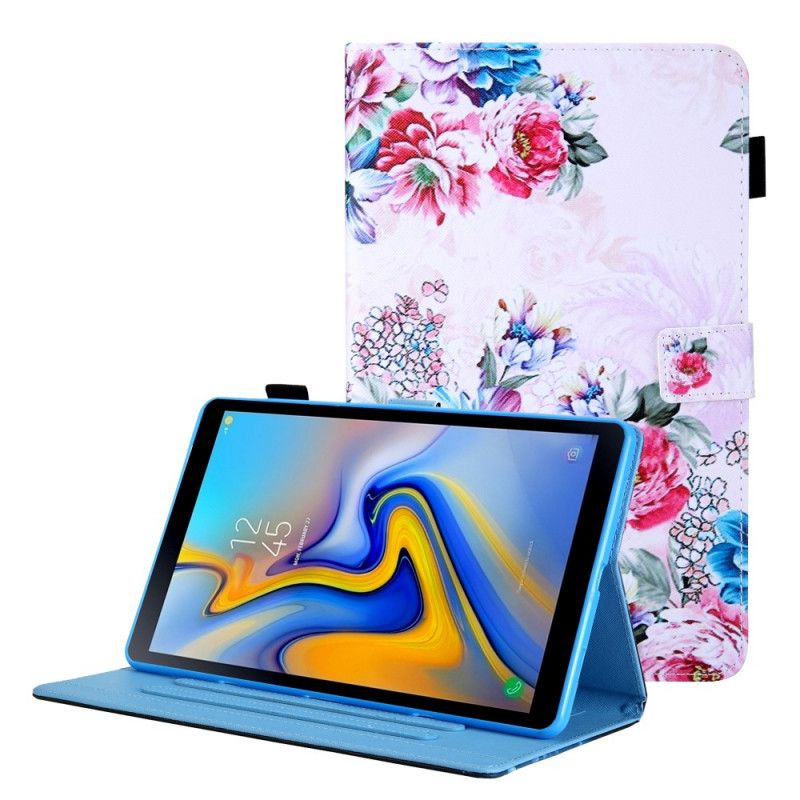 Läderfodral Samsung Galaxy Tab A8 Telefonfodral (2021) Blomsterdesign