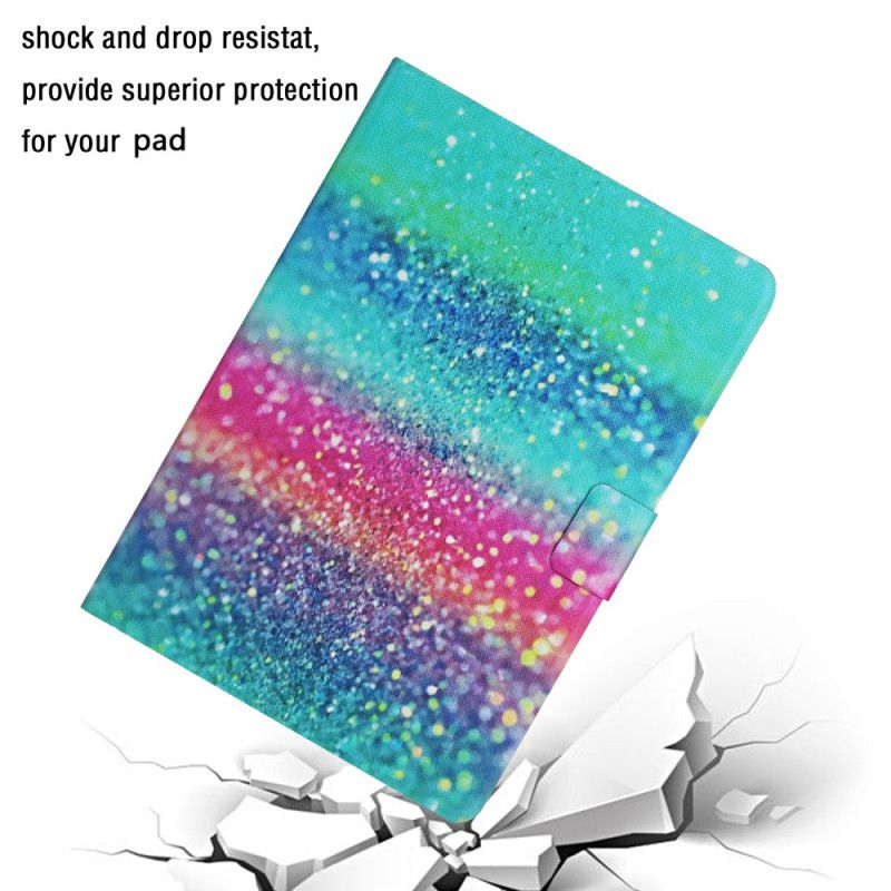 Läderfodral Samsung Galaxy Tab A8 Telefonfodral (2021) Glitter Element