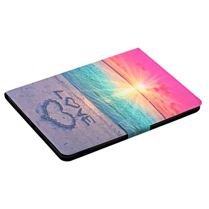 Läderfodral Samsung Galaxy Tab A8 Telefonfodral (2021) Sunset Love