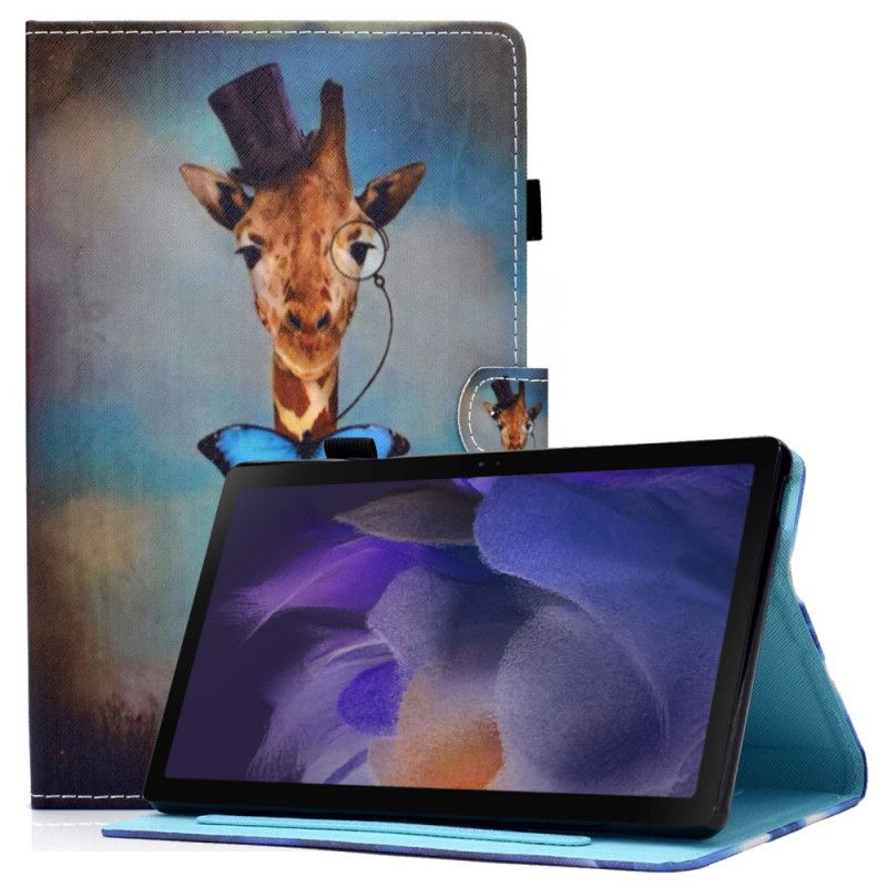 Läderskal Fodral Samsung Galaxy Tab A8 (2021) Chic Giraff