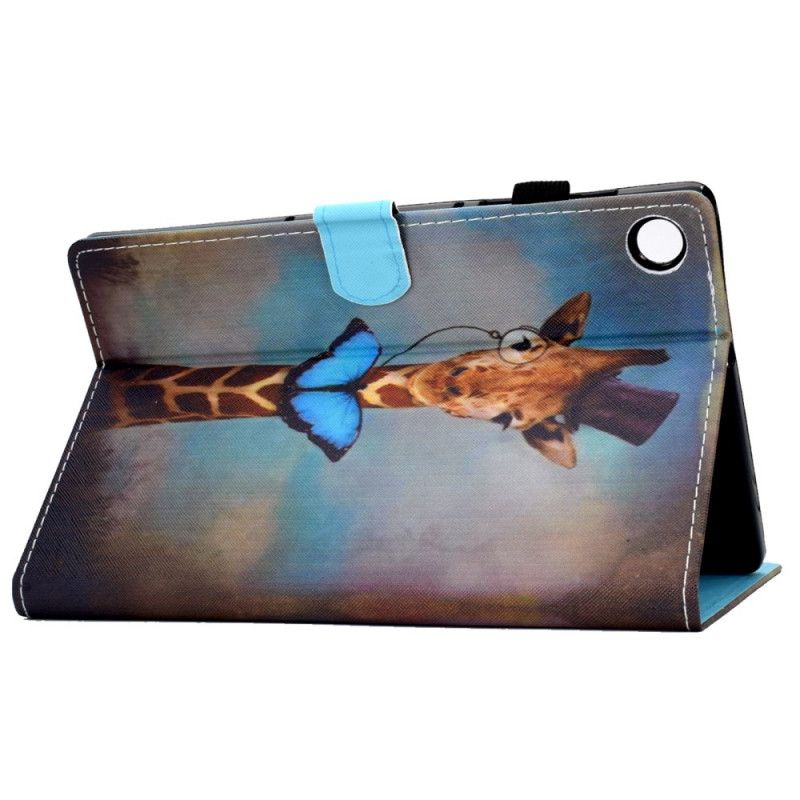 Läderskal Fodral Samsung Galaxy Tab A8 (2021) Chic Giraff