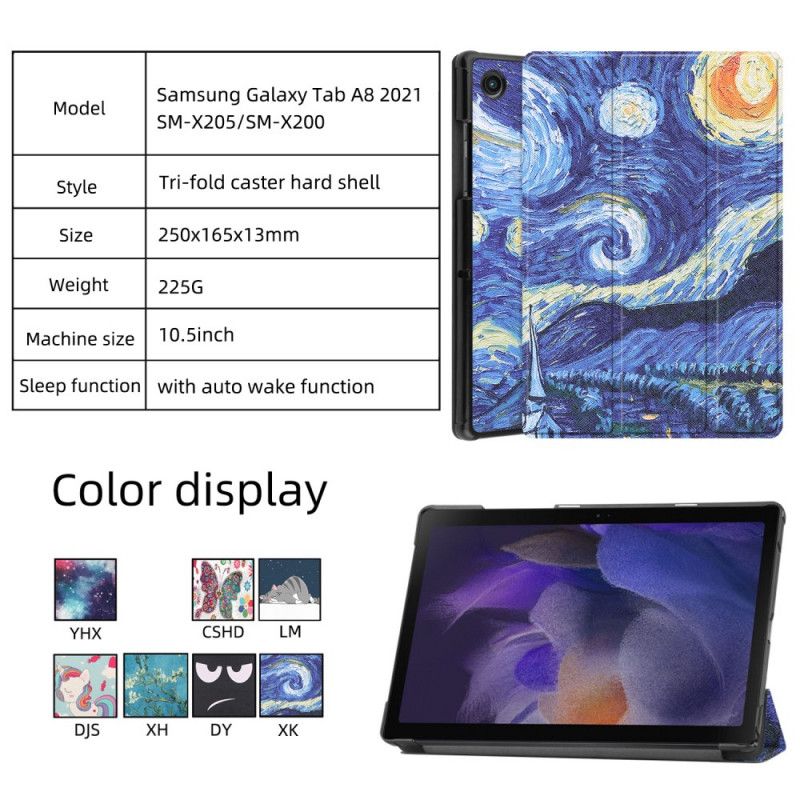 Smart Case Samsung Galaxy Tab A8 (2021) Förstärkt Utrymme