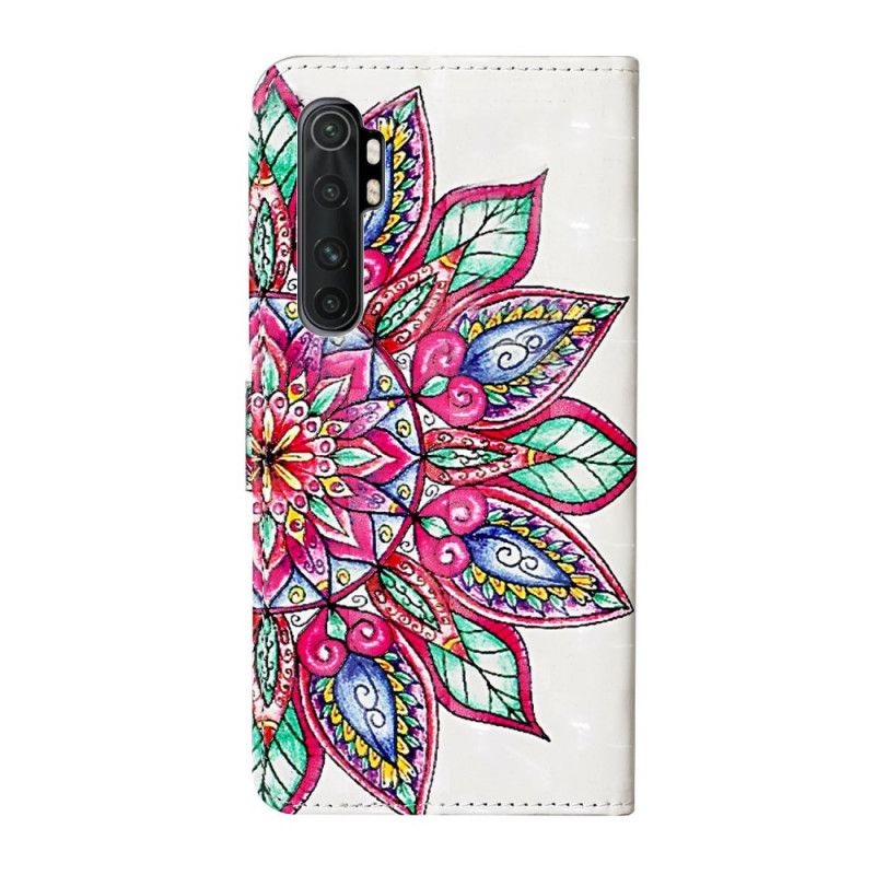 Läderfodral Xiaomi Mi Note 10 Lite Mobilskal Ritad Mandala