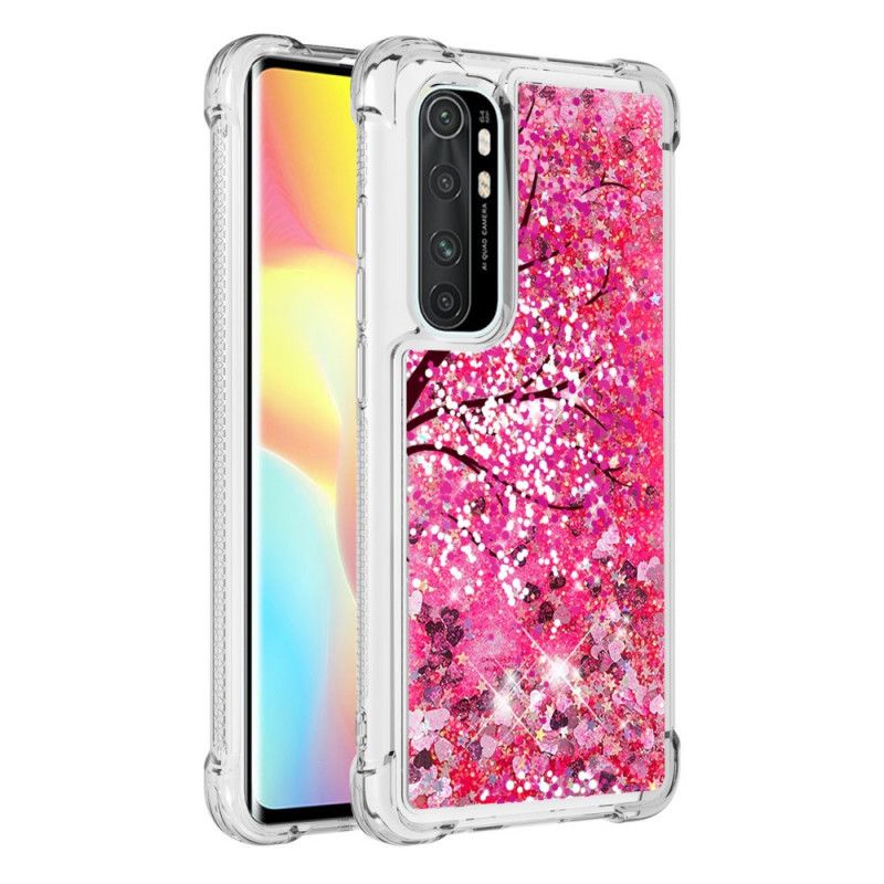 Skal för Xiaomi Mi Note 10 Lite Glitterträd