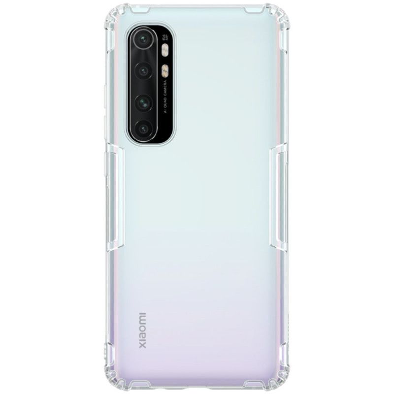 Skal Xiaomi Mi Note 10 Lite Grå Förstärkt Transparent Nillkin