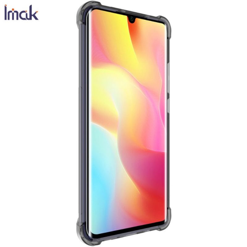 Skal Xiaomi Mi Note 10 Lite Grå Transparent Silkeslen Imak