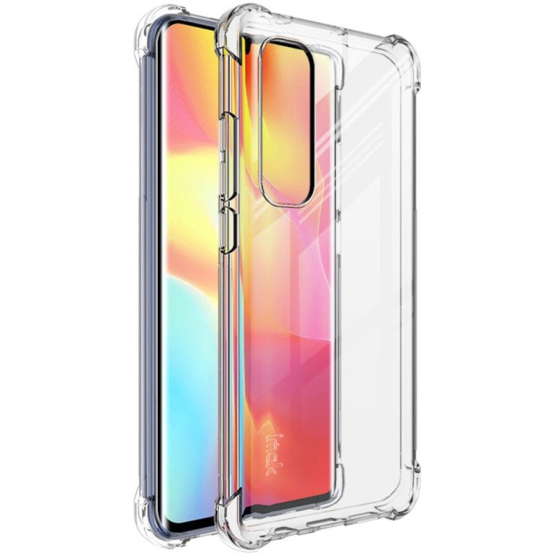 Skal Xiaomi Mi Note 10 Lite Grå Transparent Silkeslen Imak