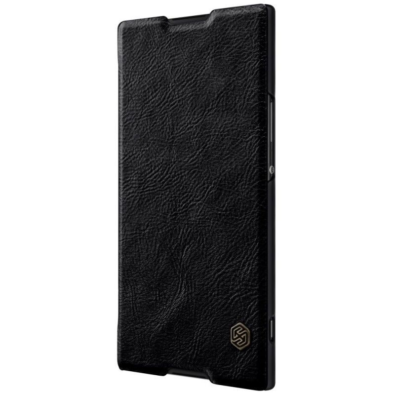 Folio-fodral Sony Xperia XA1 Ultra Vit Mobilskal Nillkin Qin-Serien