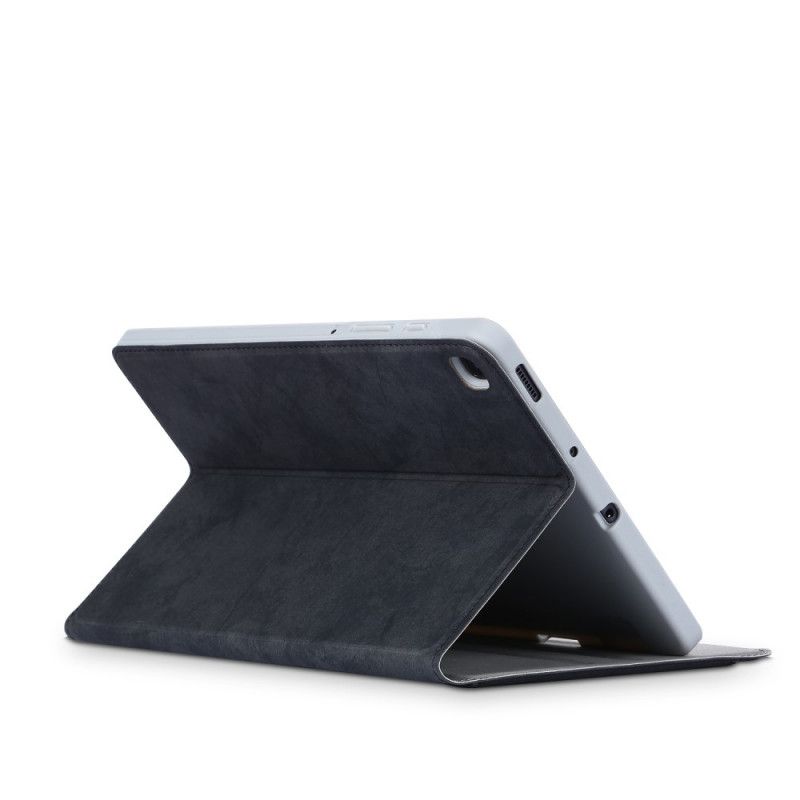 Case Samsung Galaxy Tab S6 Lite Svart Matt Imiterat Läder