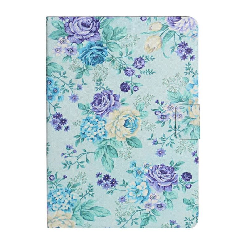 Fodral Samsung Galaxy Tab S6 Lite Svart Blommor Blommor Blommor