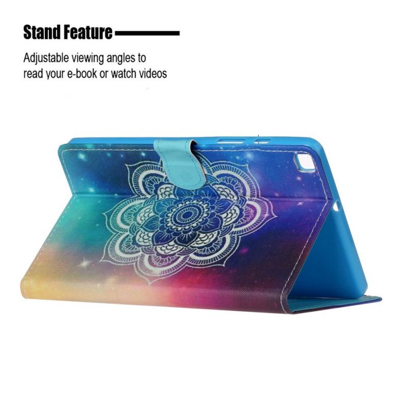 Fodral Samsung Galaxy Tab S6 Lite Svart Mandala-Serien