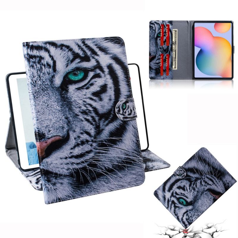 Fodral Samsung Galaxy Tab S6 Lite Tigerhuvud