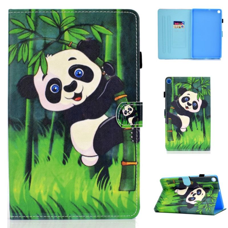 Läderskal Samsung Galaxy Tab S6 Lite Panda