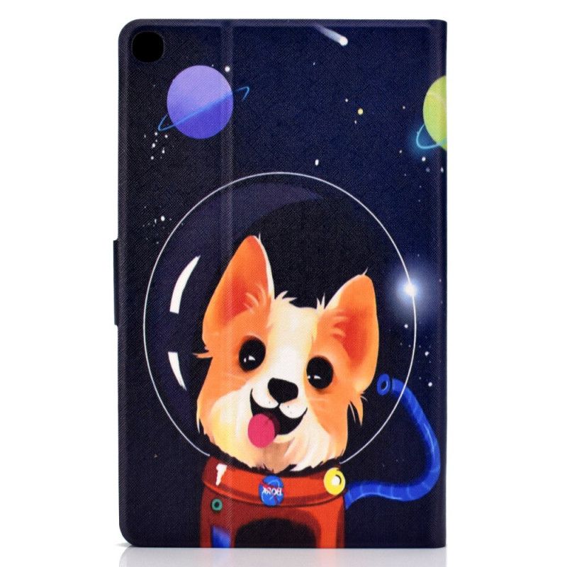 Läderskal Samsung Galaxy Tab S6 Lite Rymdhund