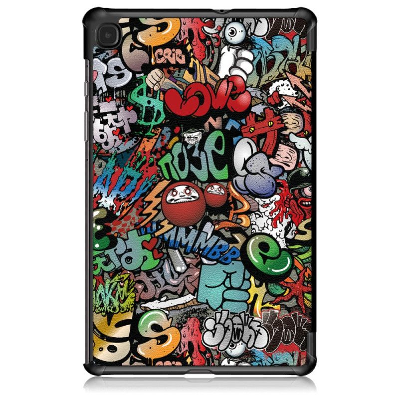 Smart Fodral Samsung Galaxy Tab S6 Lite Förstärkt Graffiti