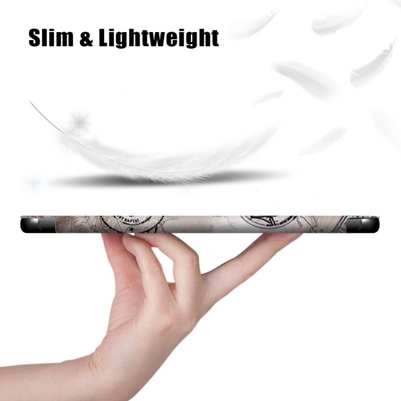 Smart Fodral Samsung Galaxy Tab S6 Lite Förstärkt Retro Eiffeltornet
