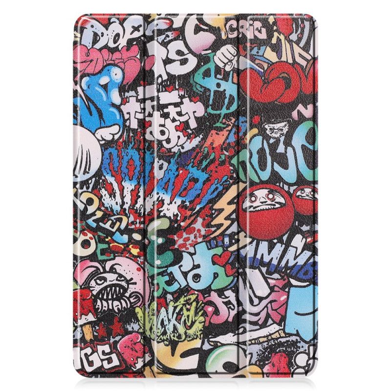 Smart Fodral Samsung Galaxy Tab S6 Lite Graffiti Pennhållare