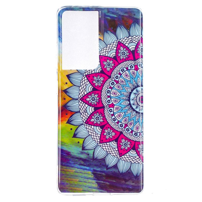 Skal Samsung Galaxy S21 Ultra 5G Fluorescerande Mandala