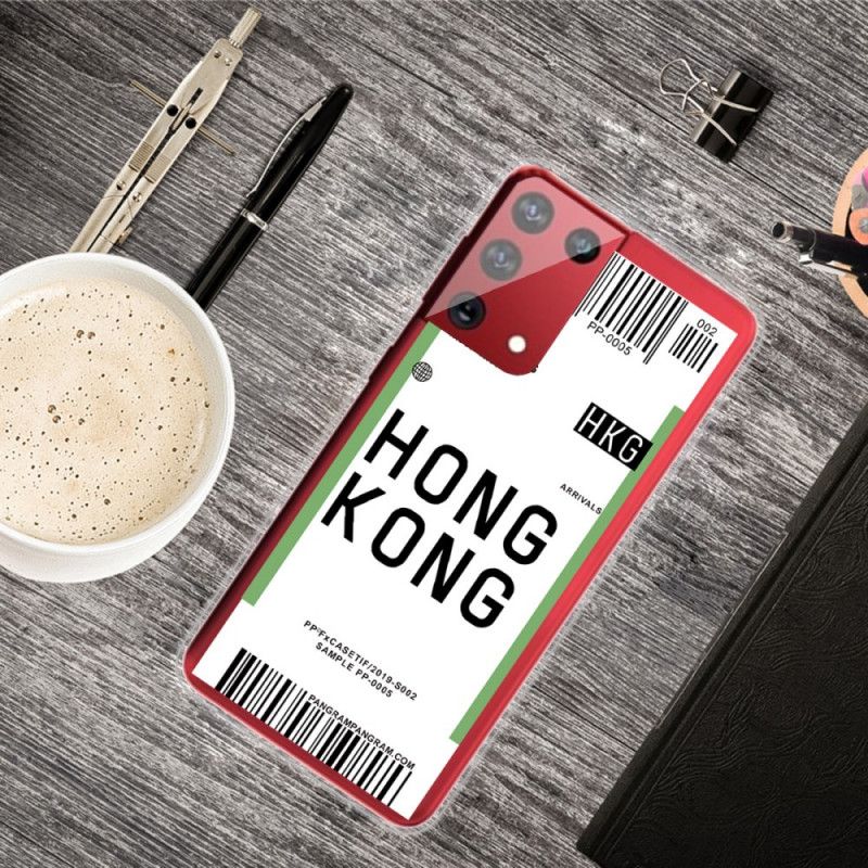 Skal Samsung Galaxy S21 Ultra 5G Ombordstigningskort Till Hongkong